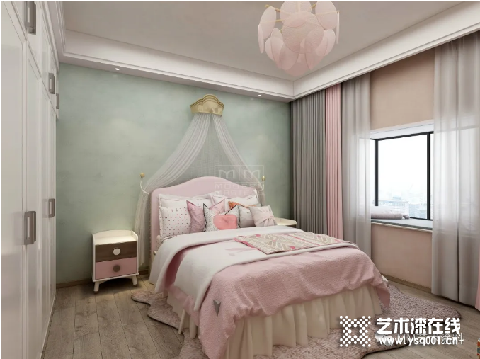 MM艺术涂料卧室图片丨不止奶茶和西瓜，还有清爽一“夏”的家